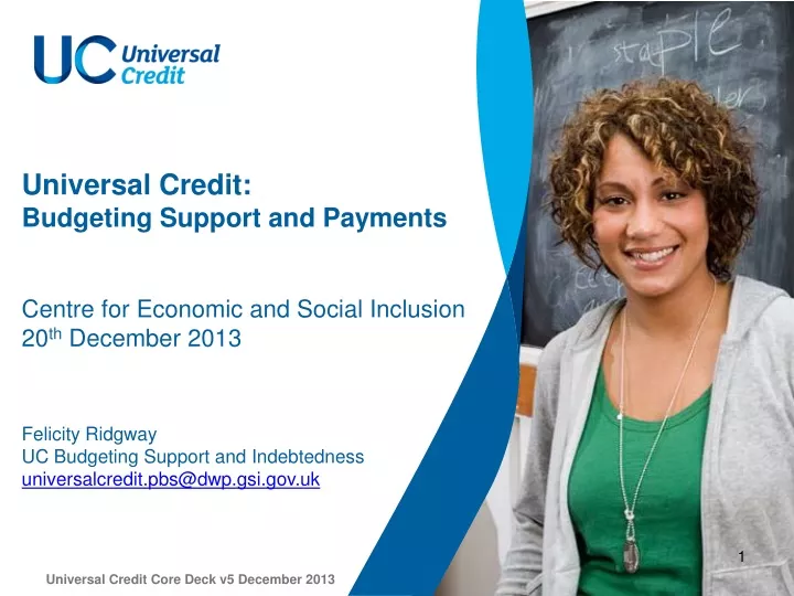 universal credit budgeting support and payments