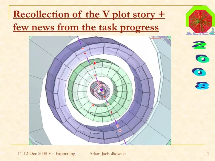 recollection of the v plot story few news from the task progress