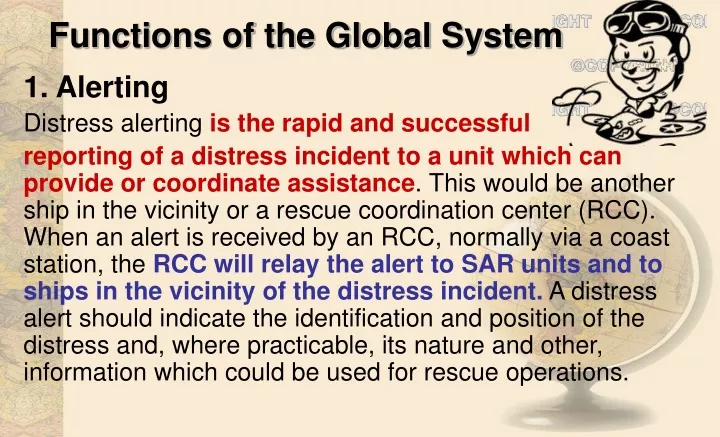 functions of the global system