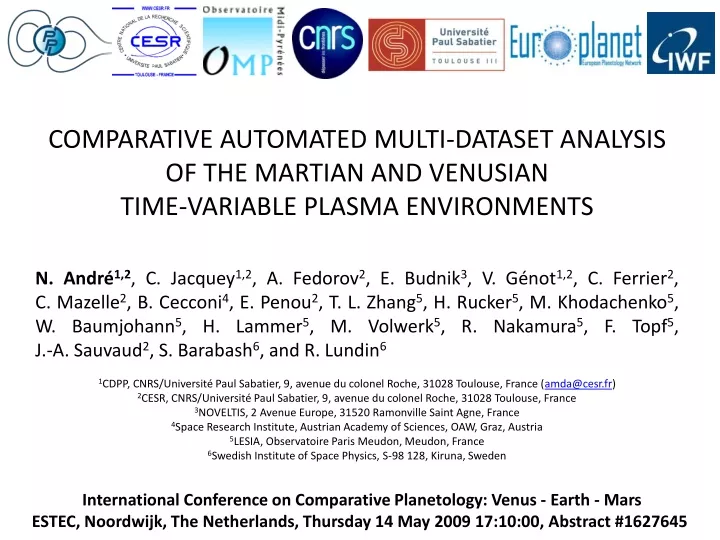 comparative automated multi dataset analysis
