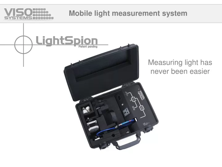mobile light measurement system