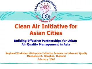 Clean Air Initiative for Asian Cities