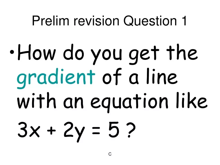 prelim revision question 1