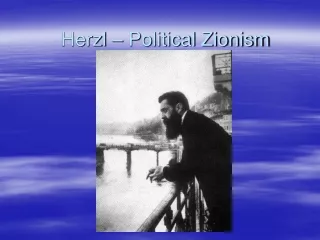 Herzl – Political Zionism