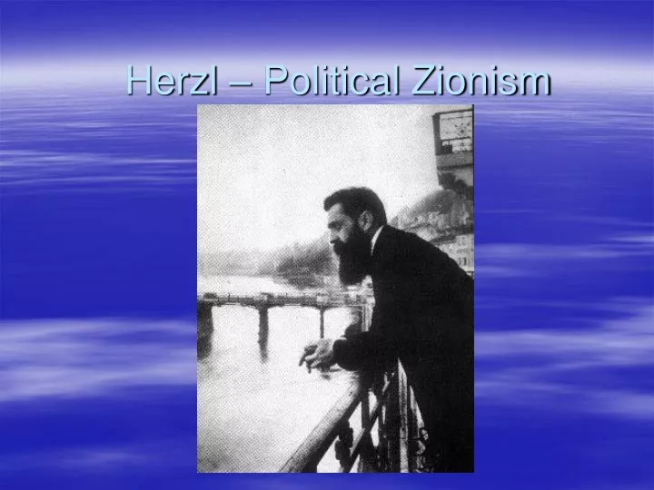 herzl political zionism