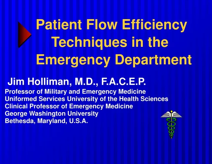 patient flow efficiency techniques