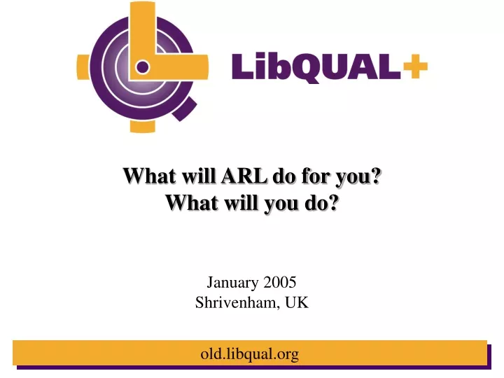 what will arl do for you what will you do
