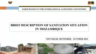 PARTICIPATION IN THE INTERNATIONAL SANITATION CONVENTION