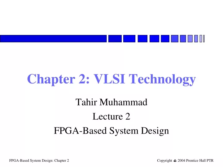 chapter 2 vlsi technology