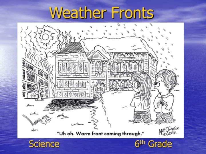 weather fronts