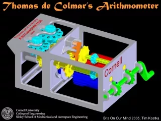 Thomas de Colmar’s Arithmometer