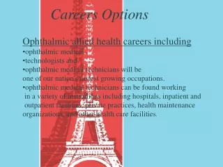 Careers Options