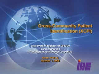 Cross-Community Patient Identification (XCPI)