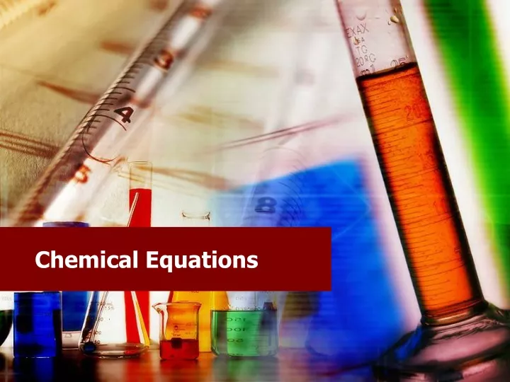 chemical equations