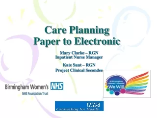 Care Planning Paper to Electronic