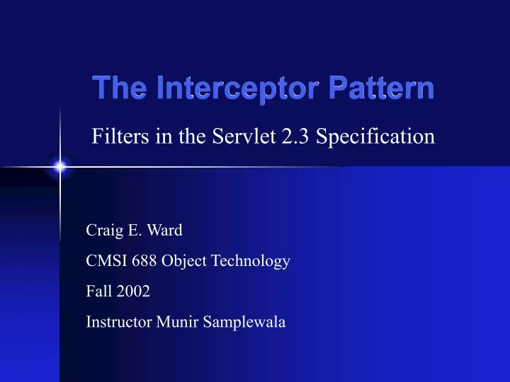 the interceptor pattern