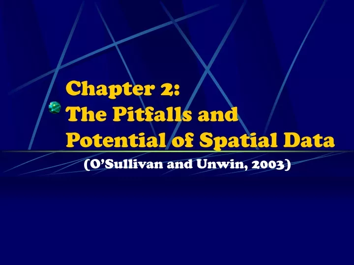 chapter 2 the pitfalls and potential of spatial data