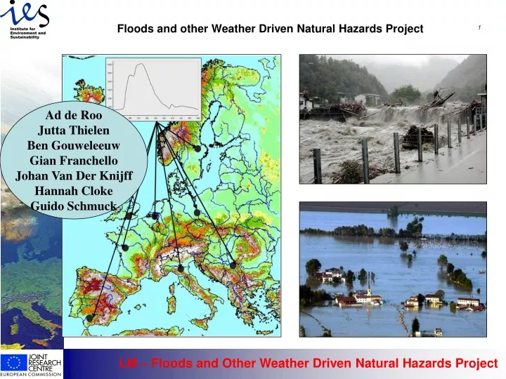 floods and other weather driven natural hazards project