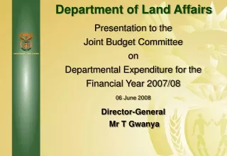 Department of Land Affairs