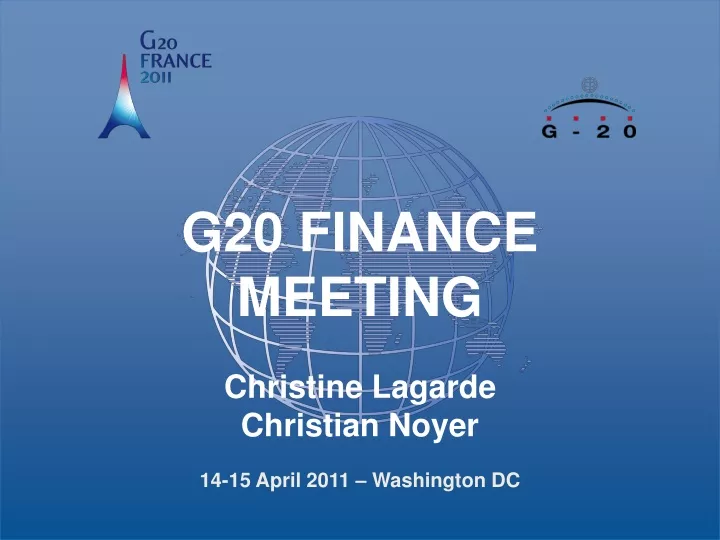 g20 finance meeting christine lagarde christian