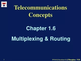 Telecommunications Concepts