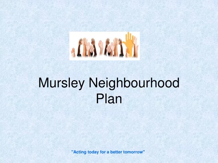 mursley neighbourhood plan