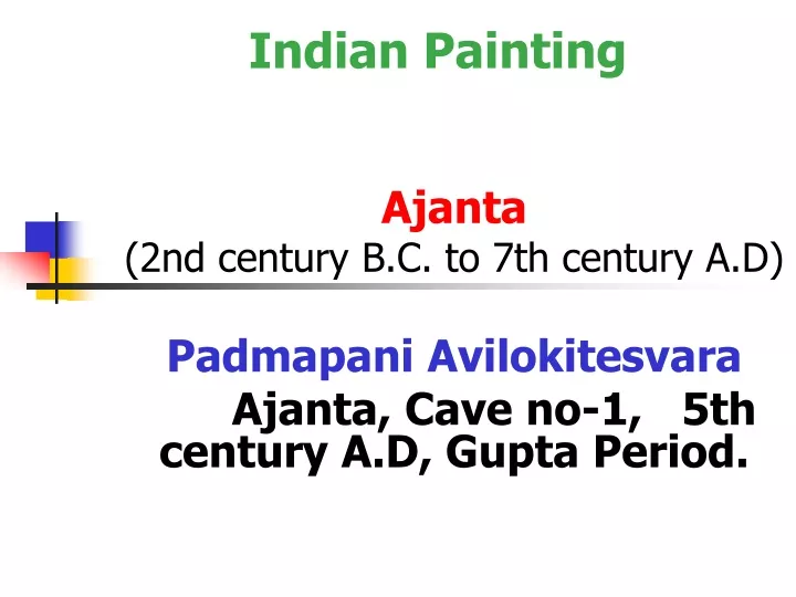 indian painting