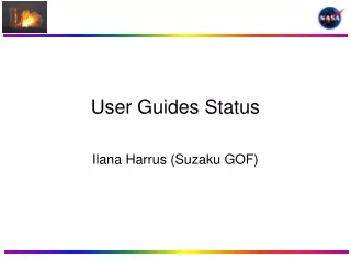 User Guides Status