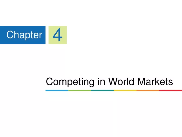 competing in world markets