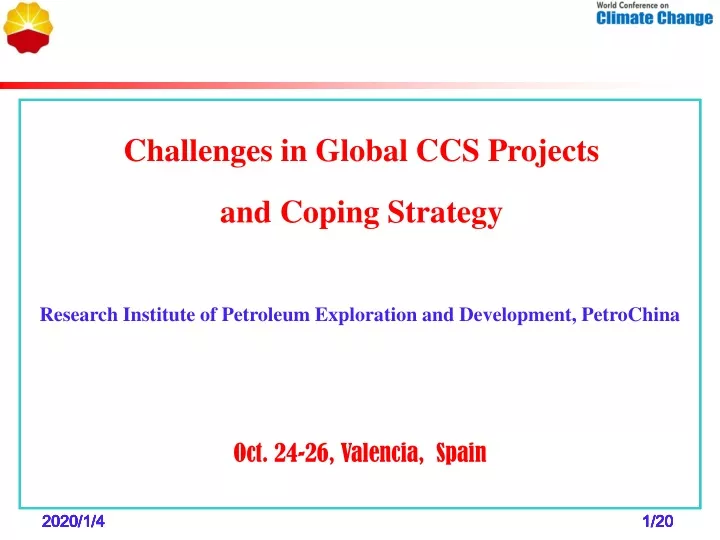 challenges in global ccs projects and coping