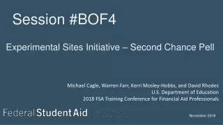Session #BOF4