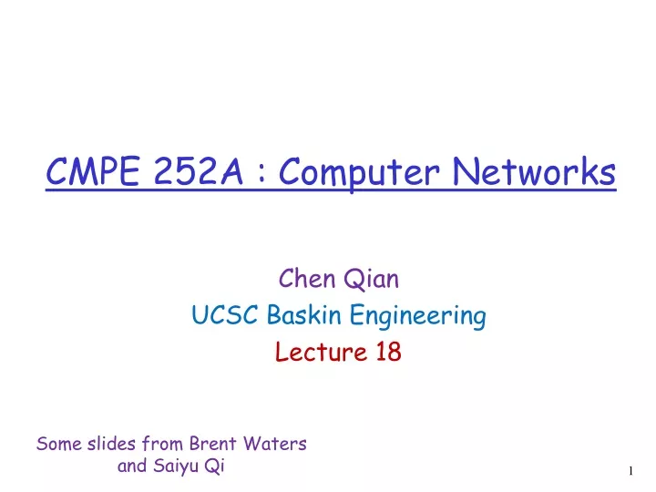 cmpe 252a computer networks