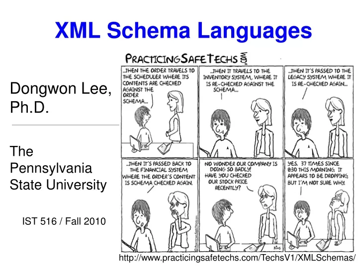 xml schema languages