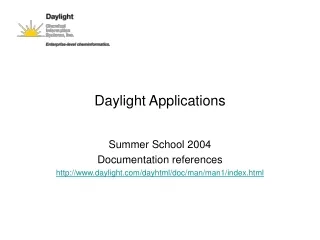 Daylight Applications