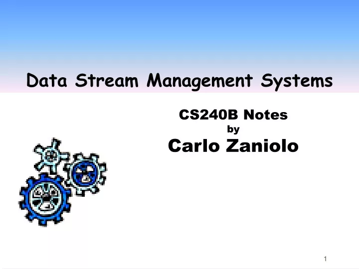 data stream management systems
