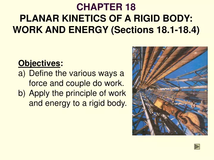chapter 18 planar kinetics of a rigid body work