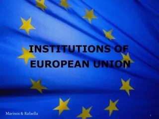 INSTITUTIONS OF  EUROPEAN UNION