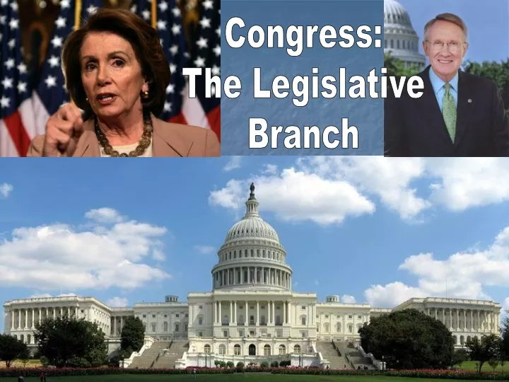 congress the legislative branch
