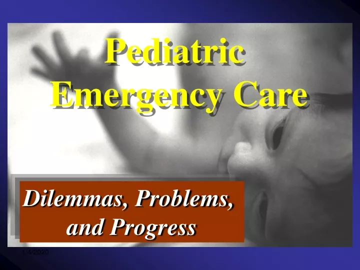 pediatric emergency care