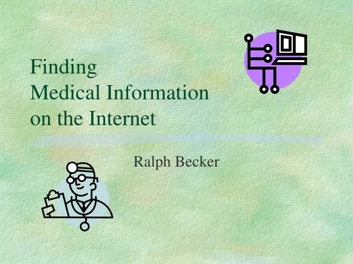 finding medical information on the internet