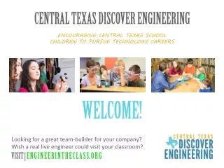 Encouraging Central Texas School Children to Pursue Technology Careers