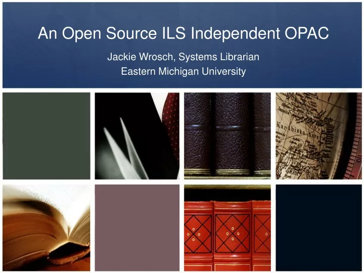 an open source ils independent opac