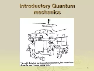 Introductory Quantum mechanics