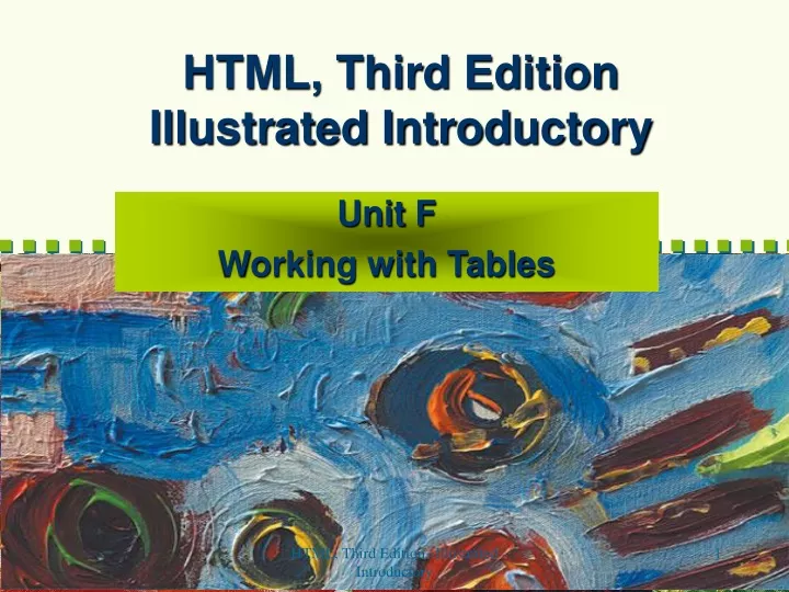 html third edition illustrated introductory