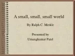 A small, small, small world - slide 1