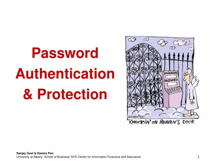 password authentication protection