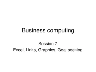Business computing