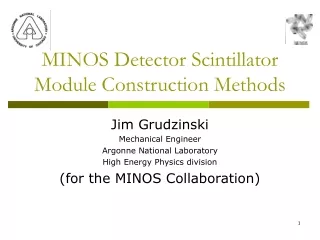 MINOS Detector Scintillator Module Construction Methods