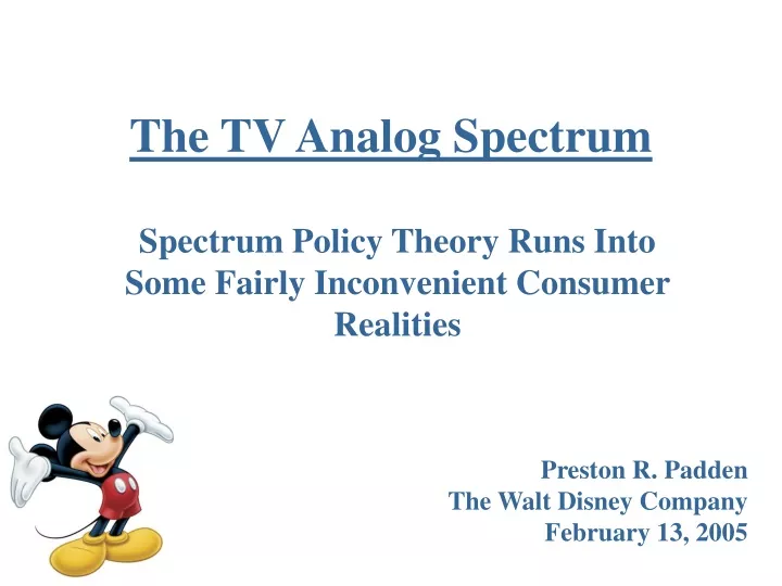the tv analog spectrum