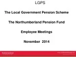 **LGPS 2014 Scheme Overview** - slide 1